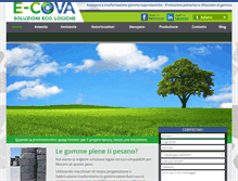 Tablet Screenshot of e-cova.it